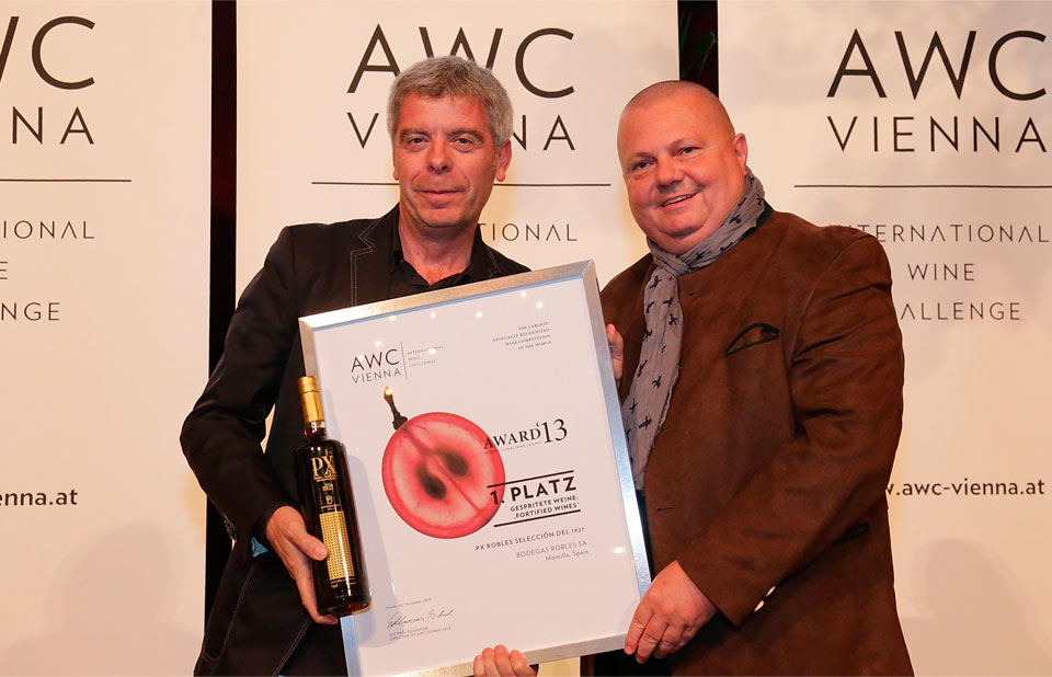 Pedro Ximenez, le prix du meilleur vin de sa catégorie à l'International Wine Challenge (AWC) à Vienne