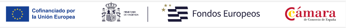 Cofinanciado por la Unión Europea – Fondos Europeos – Cámara de Comercio de España
